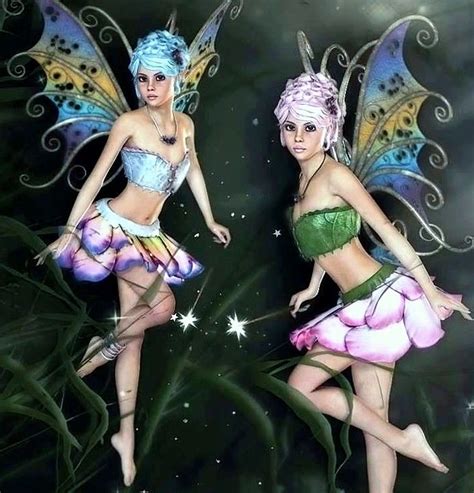 Faerie Twins Faery Art Fairy Magic Fairy Images