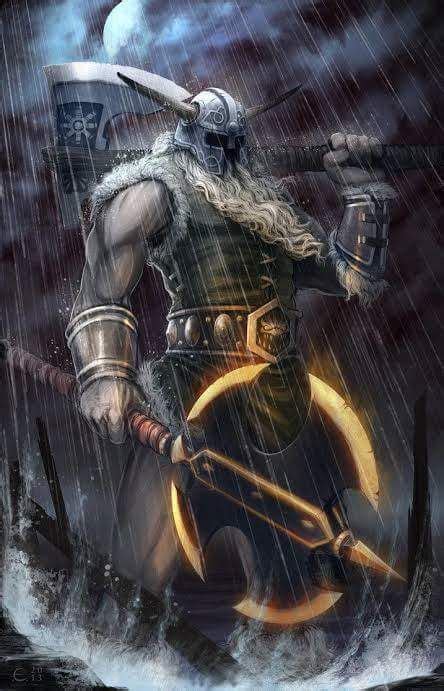 Giant Axe Slayer Warrior Viking Art League Of Legends Medieval Fantasy