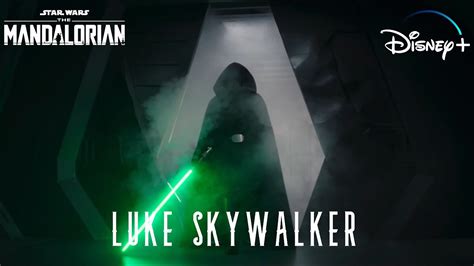 Luke Skywalker Complete Hallway Fight Scene The Mandalorian Youtube
