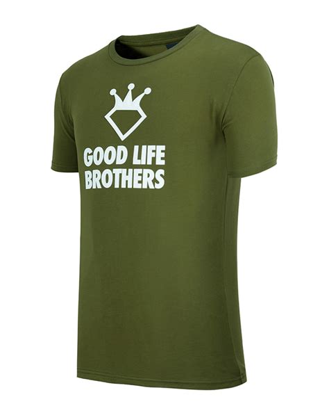 Iconic Olive Green T Shirt Good Life Brothers