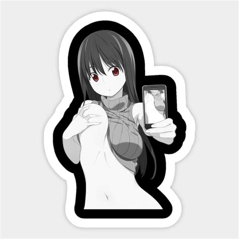 Waifu Material Japanese Anime Selfie Undress Babe Lewd Girl Waifu