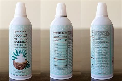 Trader Joe S Coconut Whipped Topping Non Dairy Vegan Review