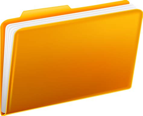 Folder Png Open Yellow Folder Icon Png Transparent Pn