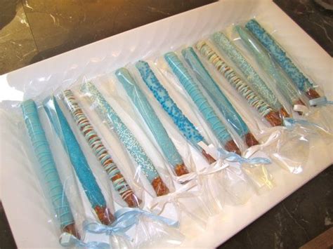 Pin By Katie ♥ On 1st Birthday Chocolate Covered Pretzel Rods Baby