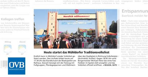 Heute Startet Das Mühldorfer Traditionsvolksfest Ovb Heimatzeitungen