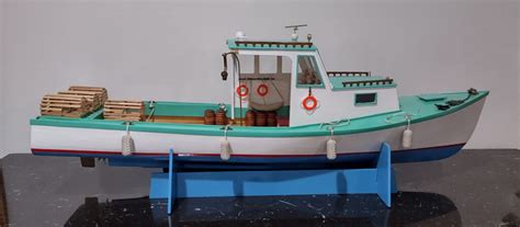 40 Maine Lobster Boat Model Kit Canoemodelkits
