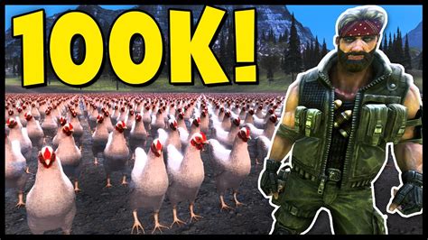 Ultimate Epic Battle Simulator 100000 Chickens Vs 1 Chuck Norris 1 Penguin Vs Thousands
