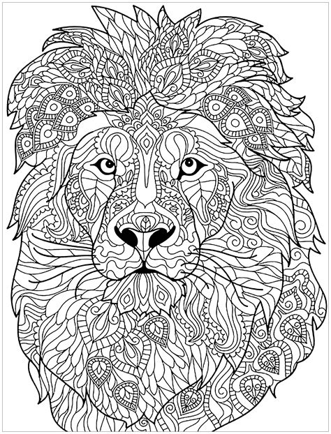 Lion Mandala Coloring Pages At Getdrawings Free Download