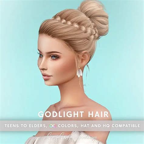Godlight Hair Sonya Sims Sims 4 Hairs