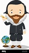 Johannes Kepler cartoon character. Vector Illustration. Kids History ...