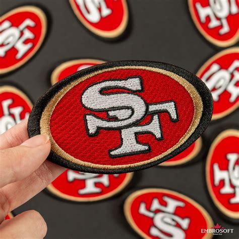 San Francisco 49ers Patch American Football Team Logo Embroidered