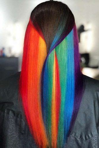 50 Fabulous Rainbow Hair Color Ideas Rainbow