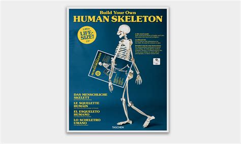 Taschen Life Size Paper Skeleton Book Cool Material