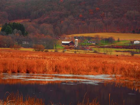 Farm From Wallkill River National Wildlife Refuge Photograph By Raymond