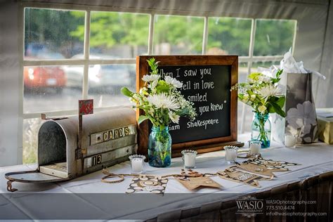 This enticing wedding idea will aesthetically guide guests in your outdoor space. WASIO-Chicago-Wedding-Photography-0029-gift-table.jpg ...