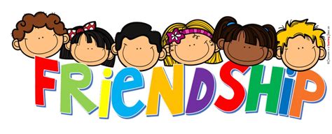 Friendship Clipart Friend Word Friendship Friend Word Transparent Free