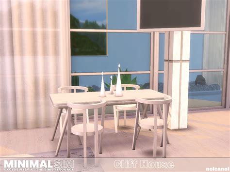 The Sims Resource Minimalsim Cliff House Tsr Cc Only