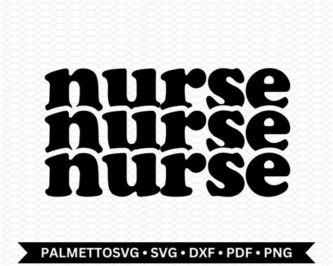 Nurse Svg Nurse Stacked Svg Nurse Cut File Nurse Png Nurse Etsy
