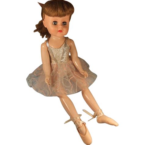 Vintage 18” Walking Ballerina Mollye Circle X Doll 1950s Rocher