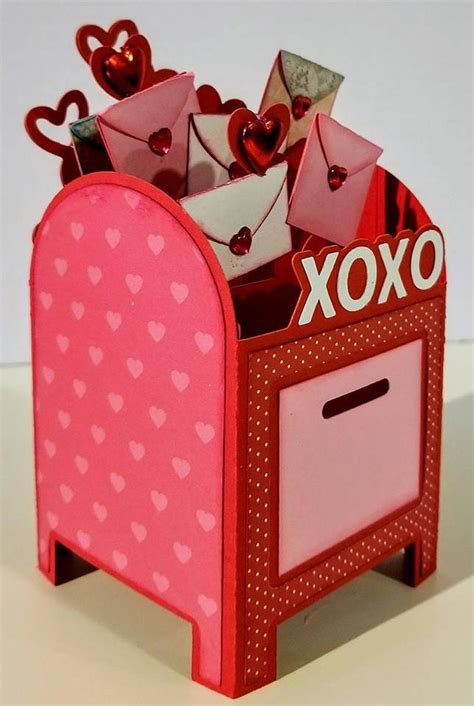Valentine Mailbox Box Card Etsy Valentine Mailbox Diy Valentines
