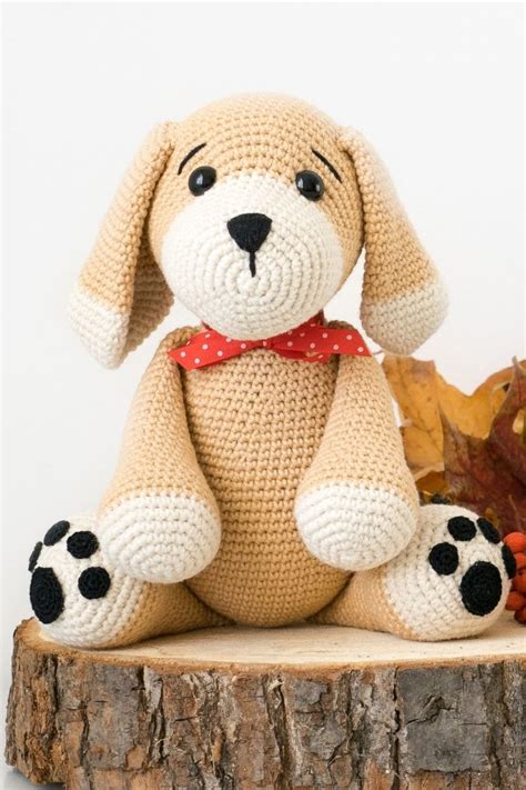 Free Crochet Dog Pattern Cuddly Stitches Craft