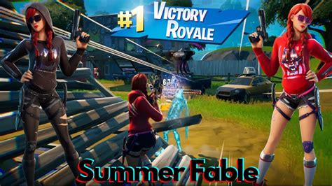 Fortnite Duos Summer Fable Skin Another Video With My Mom Youtube
