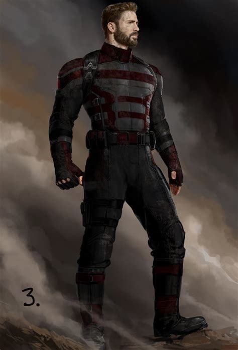 Infinity War Concept Art Another Unused Captain America Designed By