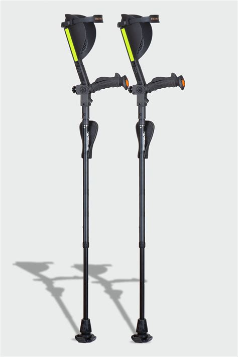 Ergobaum Royal Ergonomic Pain Reducing Forearm Crutches Pair