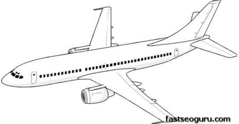 Gratuito e facile da stampare. free Print out coloring pages for kids Jet Airplane ...