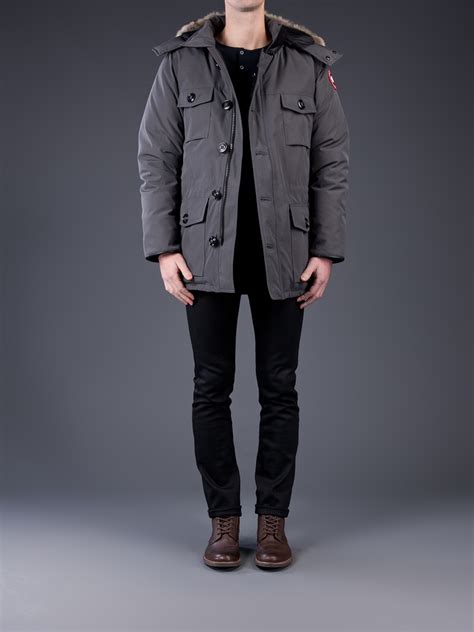 Canada Goose Banff Parka In Gray For Men Graphite Lyst