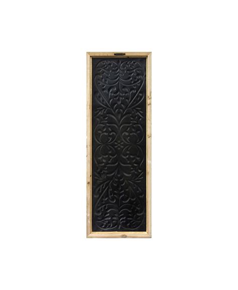 Stratton Home Décor Stratton Home Decor Metal Embossed Panel Wall Decor