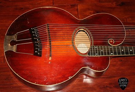 1915 Gibson Style U Harp Guitar Garys Classic Guitars And Vintage