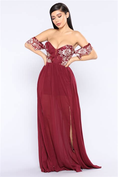 Check spelling or type a new query. Flower Bomb Maxi Dress - Wine