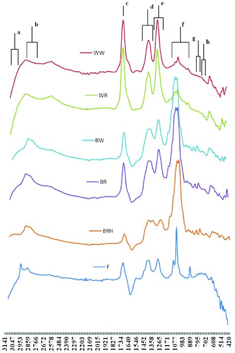 Ft Ir Absorbance Spectra Of Vinegars Main Absorbance Peaks Are