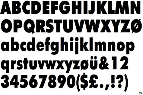 Identifont Futura Futuris Extra Condensed Bold