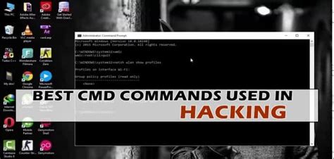Команды для Cmd Windows 10 для хакера