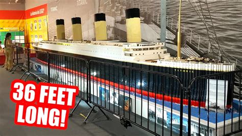 Worlds Largest Lego Titanic 500000 Pieces And 11 Meters36 Feet