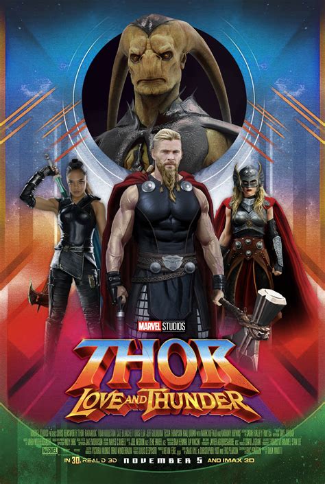 Thor Love And Thunder Poster Concept Rmarvelstudios