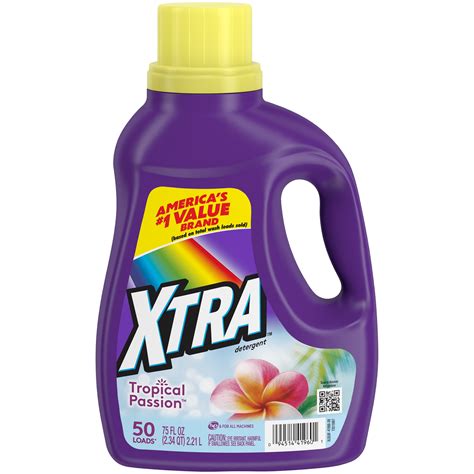 Xtra Liquid Laundry Detergent Tropical Passion 75oz