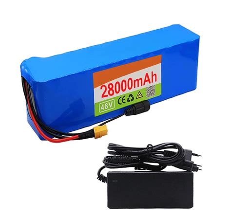 Buy Zjdu Bike Battery 48v 28ah 13s3p Lithium Ion Battery Packfor 250w