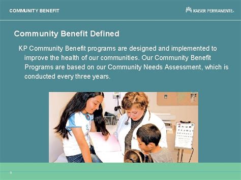 Community Benefit Kaiser Permanente And The Communities We