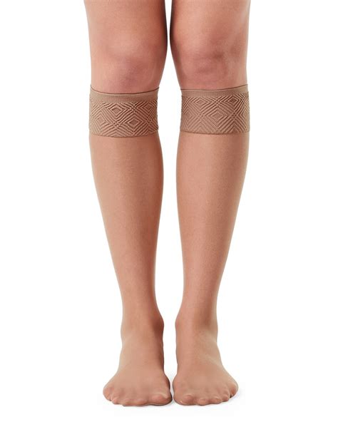 spanx sheer knee high stockings neiman marcus