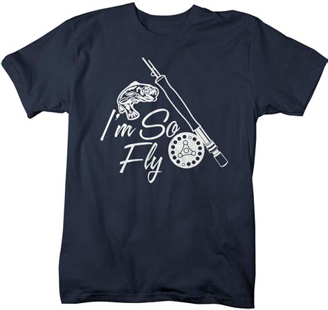 Mens Funny Im So Fly Fishing T Shirt Hilarious Etsy