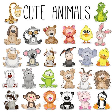Baby Animal Illustrations Royalty Free Vector Graphics