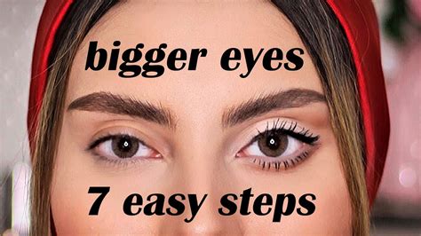7 Tricks To Have Bigger Looking Eyes I Make Eyes Bigger Tutorial For