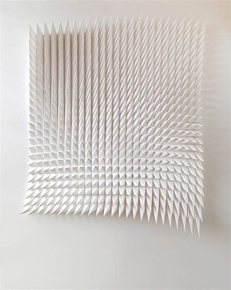 Geometric Paper Art From Matthew Shlian Art Et Design Paper Design