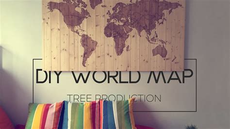 Diy World Map Project Youtube