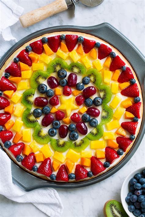 Kids Cafe Online Sweet Summer Rainbow Fruit Pizza July 16 2020