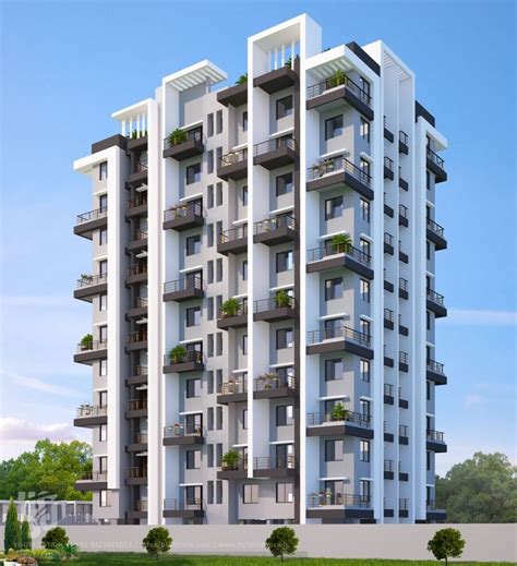 3d Residential Apartment Rendering And Walkthrough Services By Hs3d India