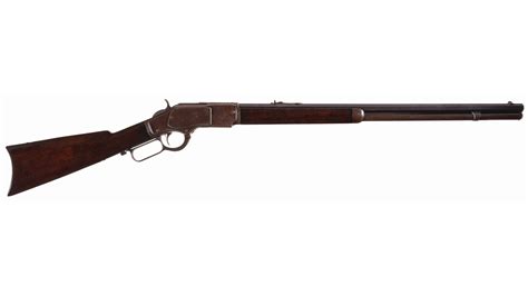 Early Winchester Model 1873 22 Rimfire Takedown Rifle Rock Island
